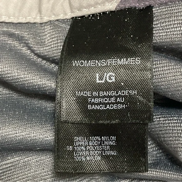 The North Face Hyvent Snow Sky Pants Women’s Gray Cargo Size L - Picture 13 of 16